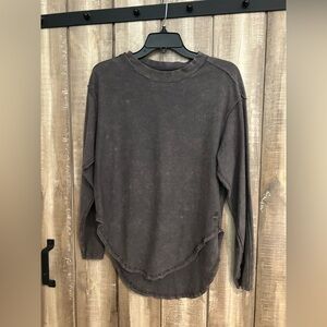 Free People movement oversize long sleeve workout tee, XS